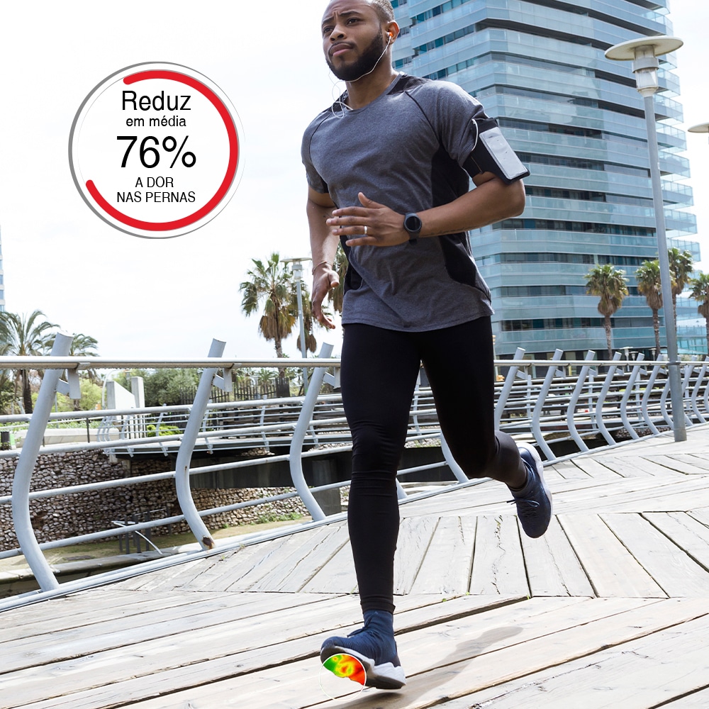 Palmilha MIG3® Human Performance para alívio da dor e cansaço nos pés e pernas